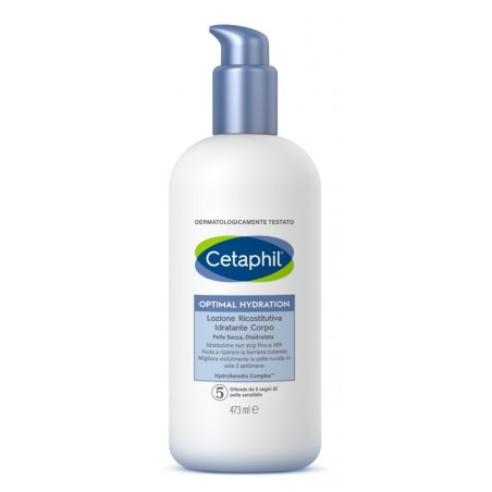 Galderma Cetaphil Optimal Hydration Lozione Idratante Ricostitutiva Idratante Corpo 473 Ml