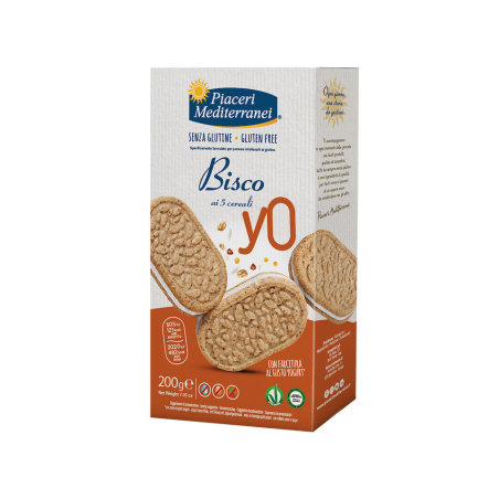 Eurospital Piaceri Mediterranei Bisco Yo 5 Cereali 200 G