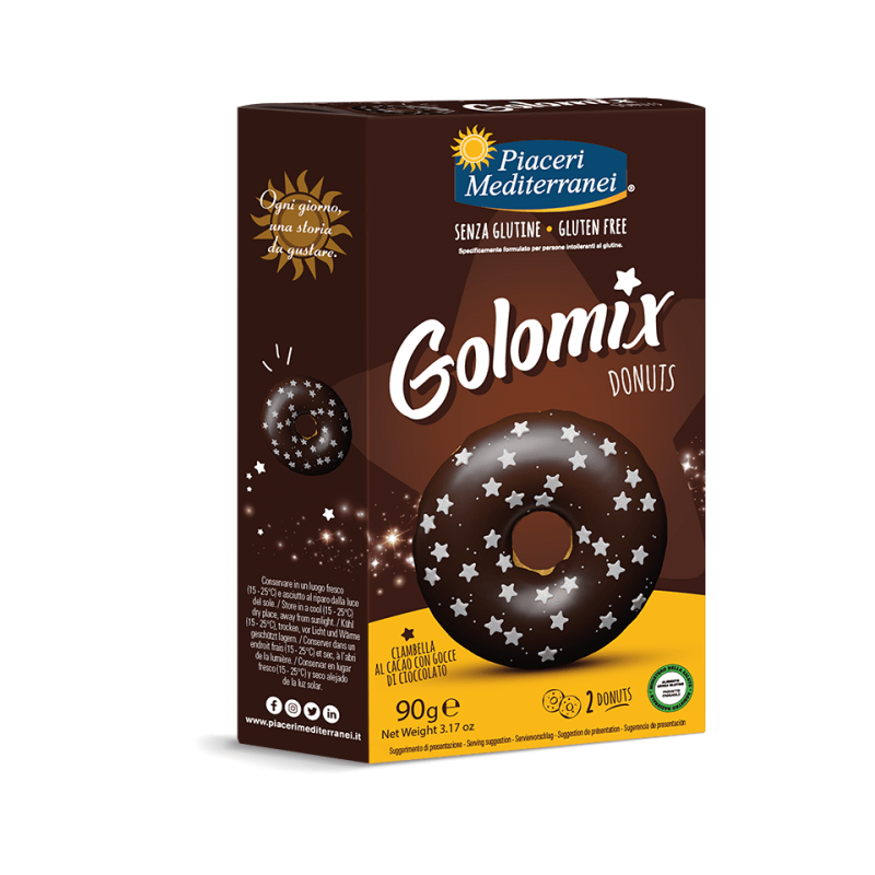 Eurospital Piaceri Mediterranei Golomix Donuts 2 Pezzi Da 45 G