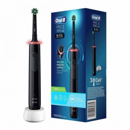 3 pezzi da OralB Pro Spazzolino Elettrico Colore Nero + 2 Refill