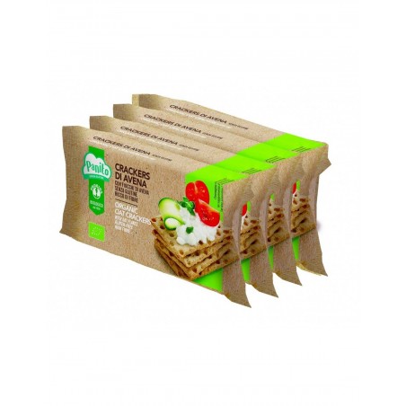 Probios Societa' Benefit Probios Bio Crackers Avena Con Fiocchi Di Avena 4 X 35 G