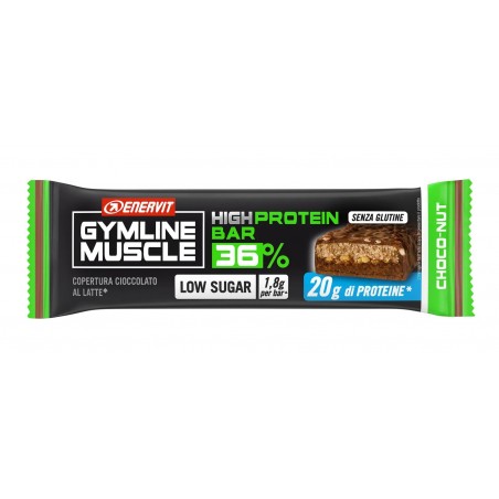 Enervit Gymline Protein Bar 36 Choco Nut Ls 55 G