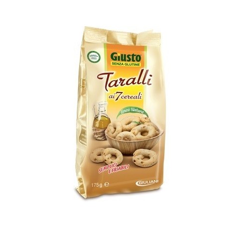 Farmafood Giusto Senza Glutine Taralli 7 Cereali 175 G