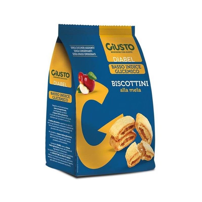 Farmafood Giusto Diabel Biscottini Mela 250 G