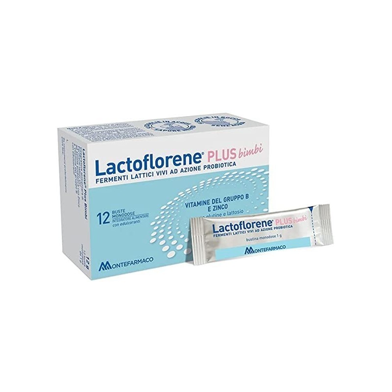 Montefarmaco Otc Lactoflorene Plus Bimbi 12 Bustine