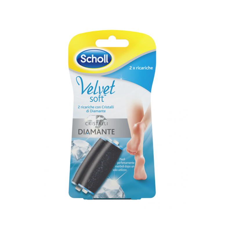 Scholl's Velvet smooth 2 in 1 expert care sistema elettrico per levigare i piedi