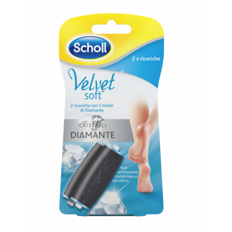 Scholl's Velvet smooth 2 in 1 expert care sistema elettrico per levigare i piedi