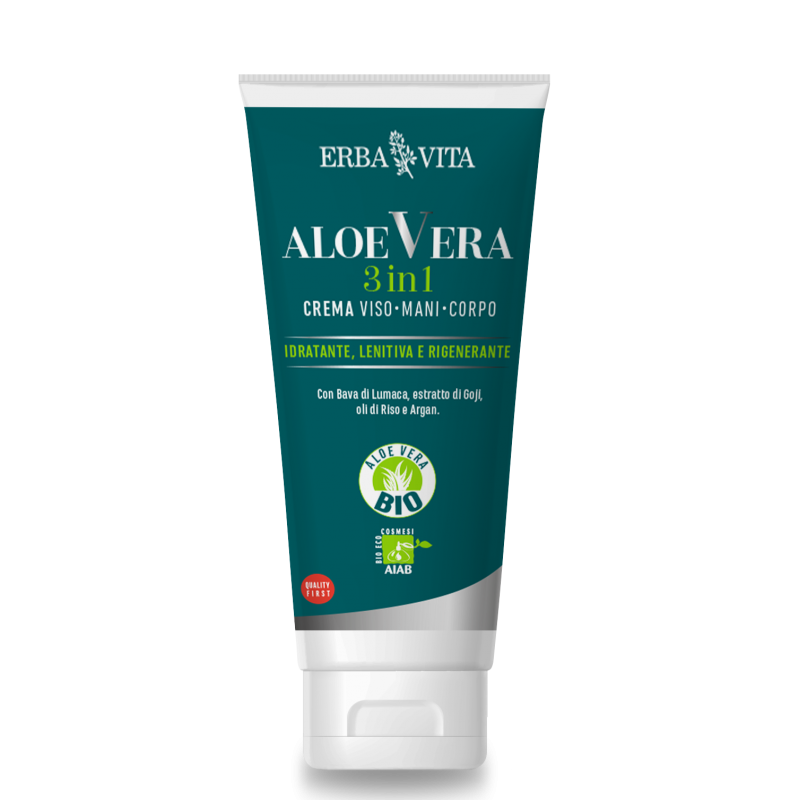 Erba Vita Aloe Vera Crema 3 In 1 Bio Aiab 200 Ml