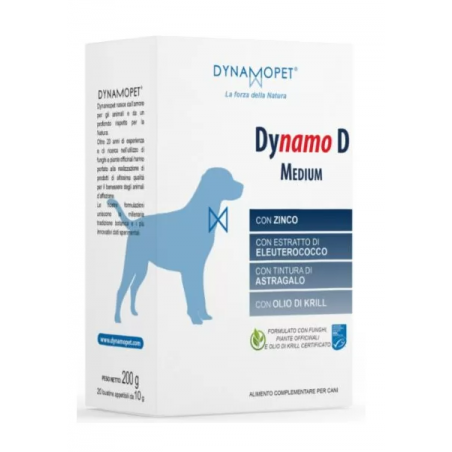 Dynamopet Dynamo D Medium 20 Bustine Da 10 G