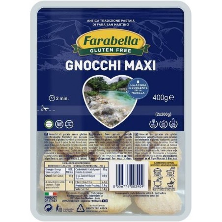 Bioalimenta Farabella Gnocchi Patate Maxi 400