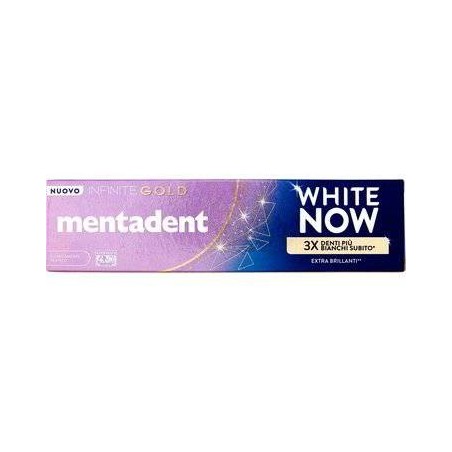 Unilever Italia Mentadent Dentifricio White Now Infinite Gold 75 Ml