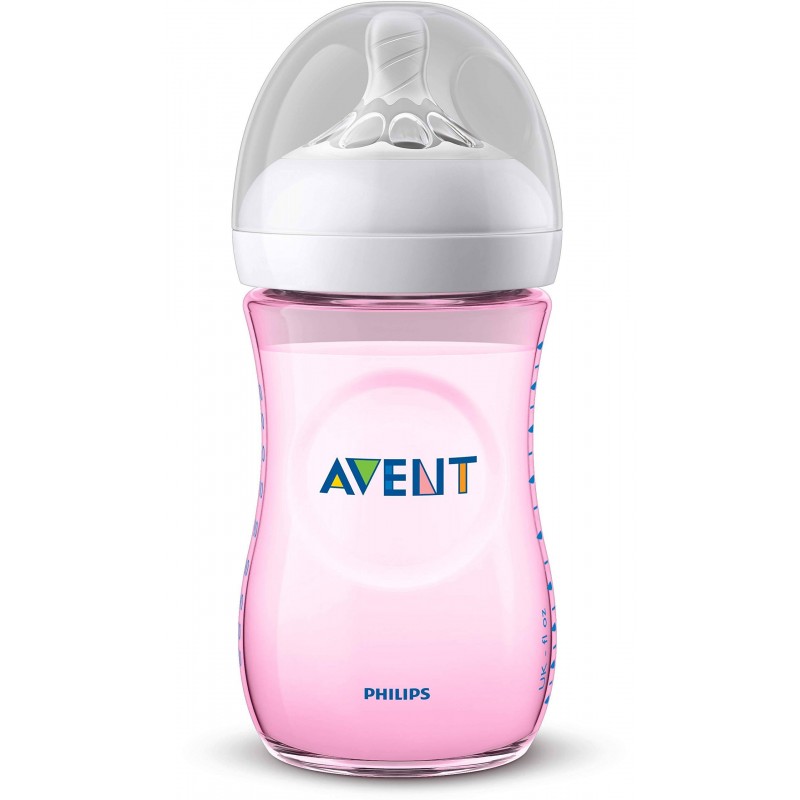 Philips Avent Biberon Natural 3,0 Rosa 260 Ml