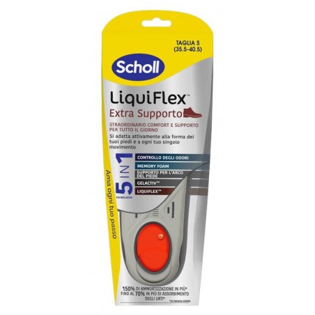 Scholl's Wellness Company Scholl Liquiflex Extra Support Taglia Small