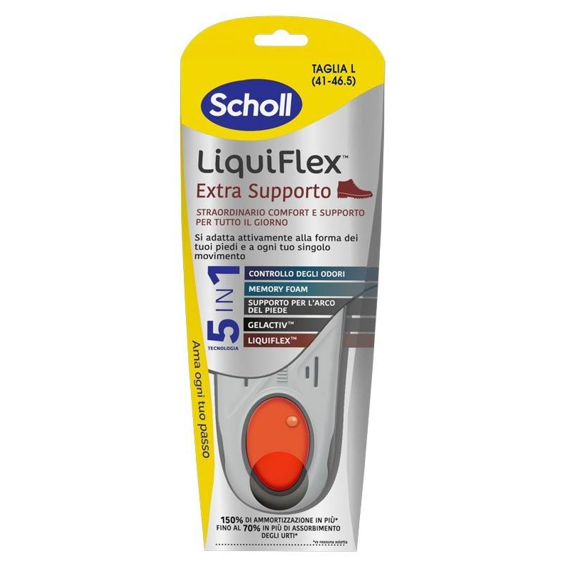 Scholl's Wellness Company Scholl Liquiflex Extra Support Taglia Large