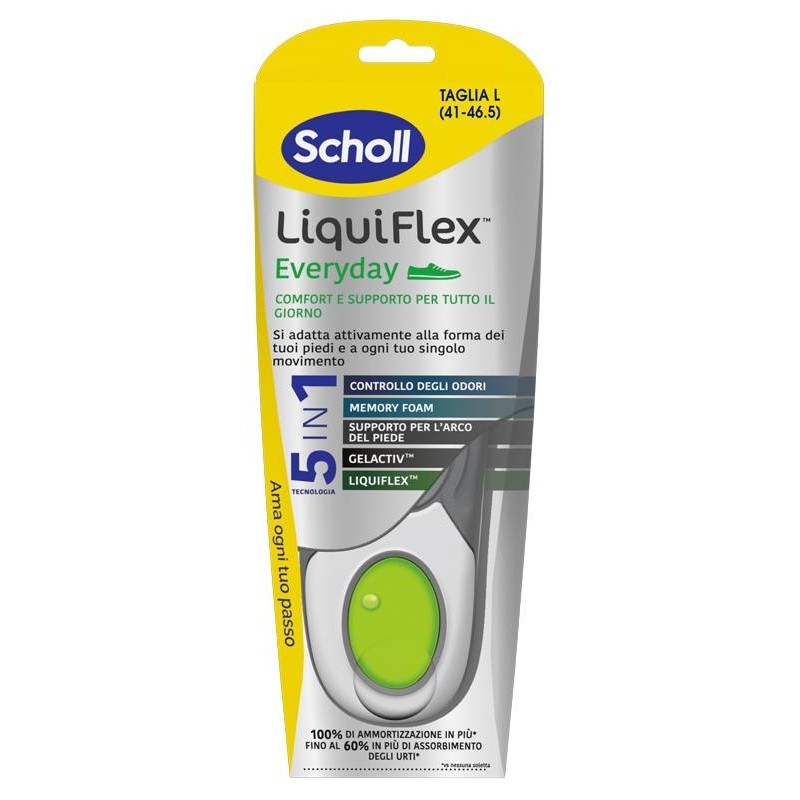 Scholl's Wellness Company Scholl Liquiflex Everyday Taglia Large