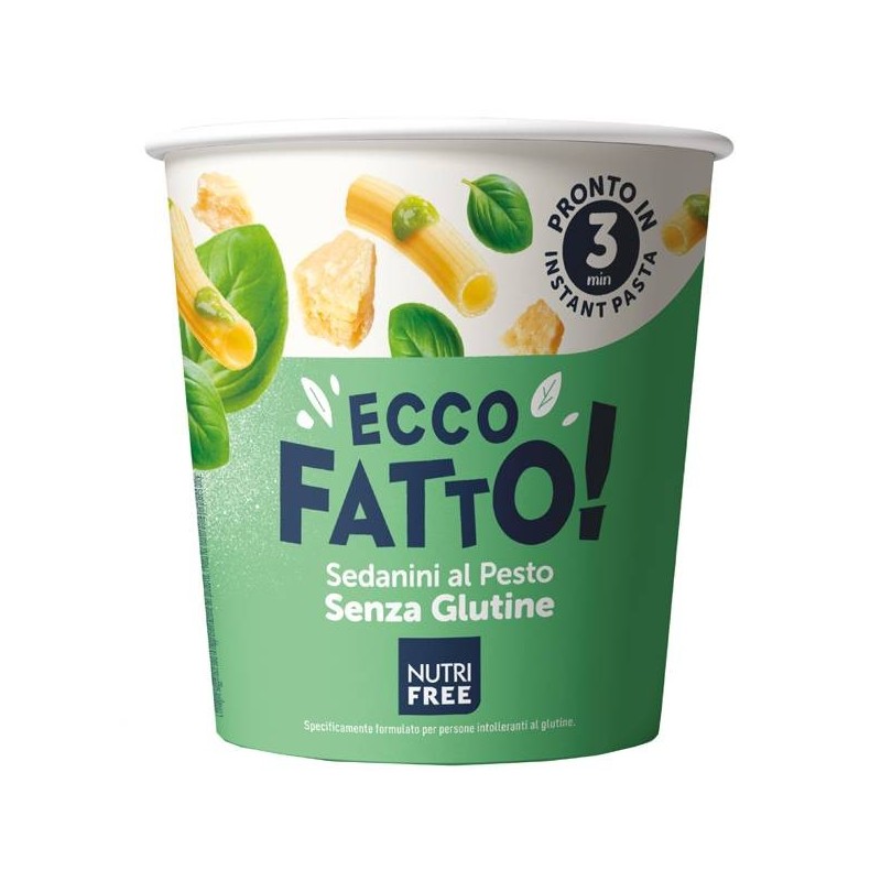 Nt Food Nutrifree Ecco Fatto Sedanini Al Pesto 70 G