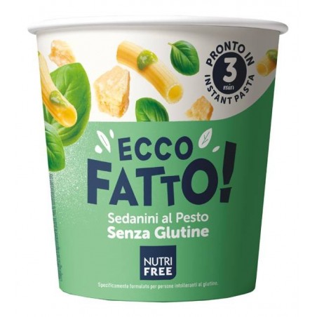 Nt Food Nutrifree Ecco Fatto Sedanini Al Pesto 70 G