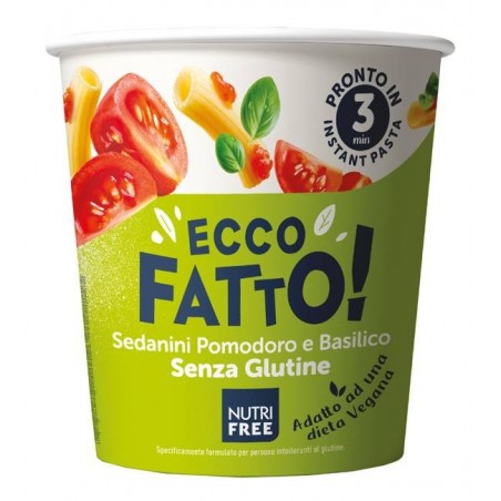 Nt Food Nutrifree Ecco Fatto Sedanini Pomodoro E Basilico 70 G