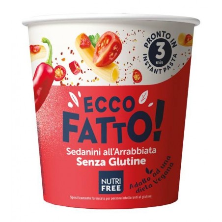 Nt Food Nutrifree Ecco Fatto Sedanini All'arrabbiata 70 G