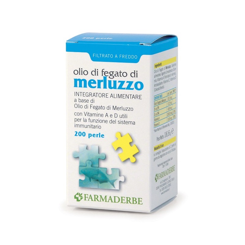 Farmaderbe Olio Di Fegato Di Merluzzo 70 Perle