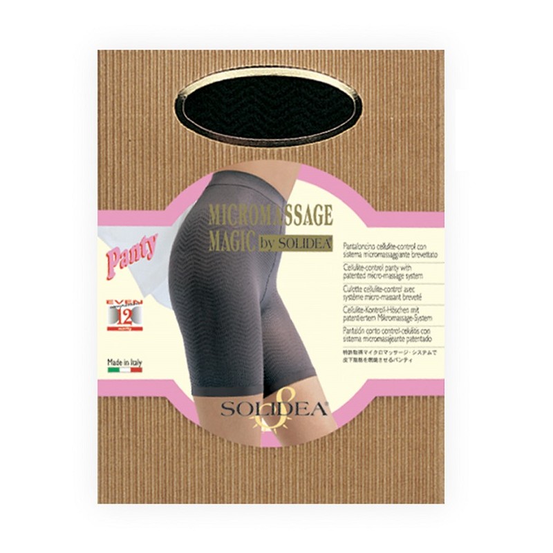 Solidea By Calzificio Pinelli Panty Pantalocino Micromassaggiante Nero 4x