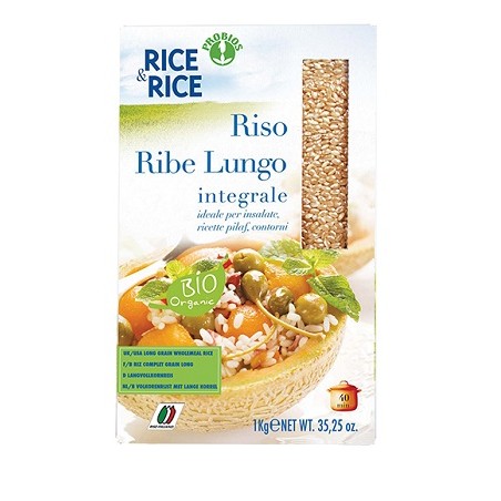 Probios Societa' Benefit Rice&rice Riso Lungo Ribe Integrale 1 Kg