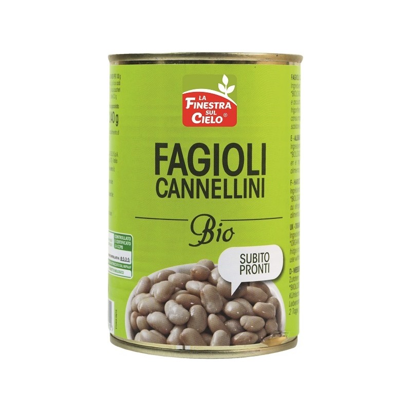 Biotobio Fagioli Cannellini Pronti Bio 400 G