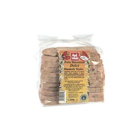 Biotobio Fette Biscottate Dolci Mandorla Malto 250 G