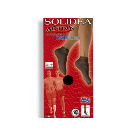 Solidea By Calzificio Pinelli Active Power Unisex Mini-calza Nero 2-m