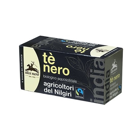 Alce Nero Te' 20 Filtri Nero Bio Fairtrade