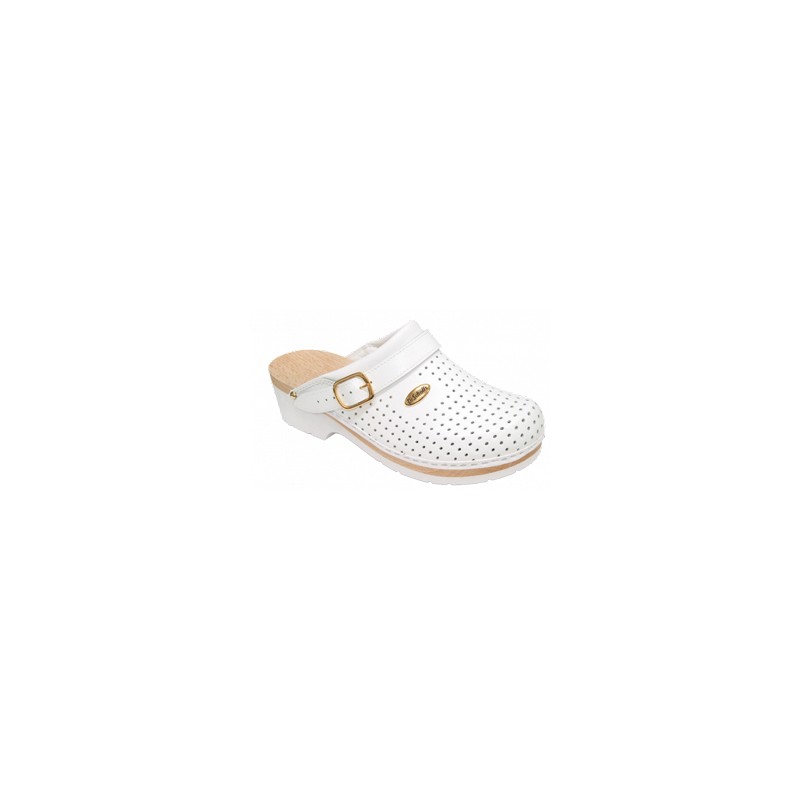 Scholl Clog S/comf.b/s Ce Bycast Unisex White Woods Bianco 37