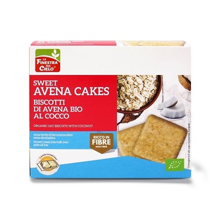 Biotobio Fsc Sweet Avena Cakes Biscotti Di Avena Al Cocco Bio Senza Lievito Di Birra Senza Latte Co Nolio Di Girasole Senza Olio