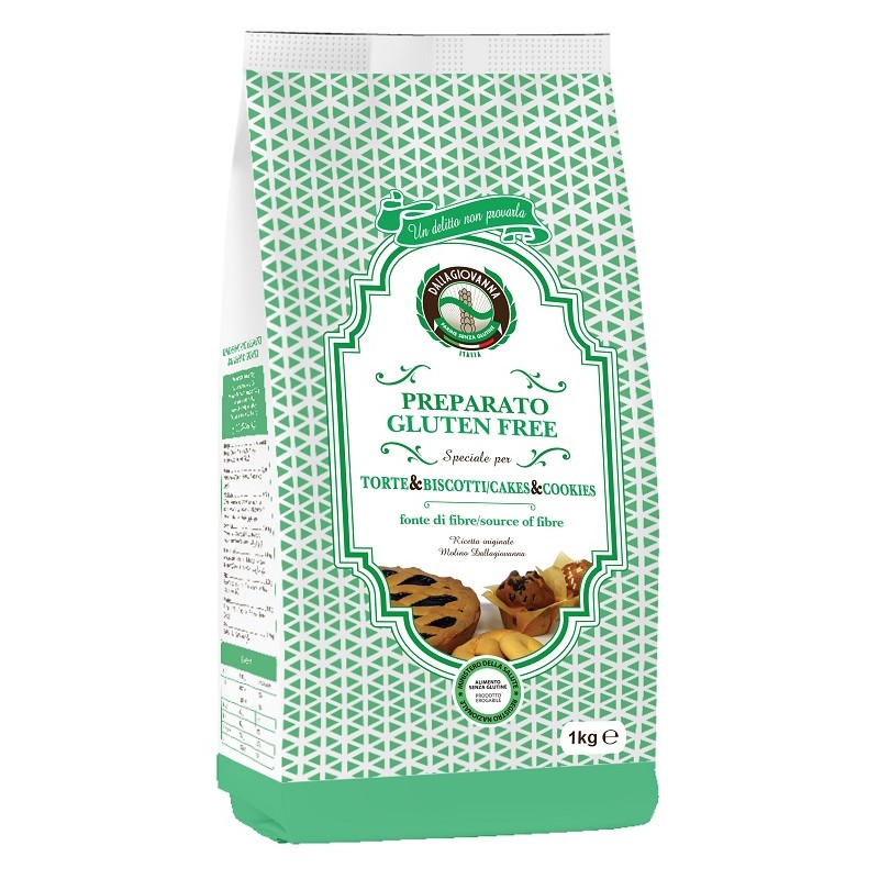 Molino Dallagiovanna G. R. V. Preparato Gluten Free Speciale Per Torte & Biscotti 1 Kg