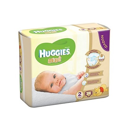 Kimberly Clark Pannolino Huggies Extra Care Bebe' Base 2 24 Pezzi