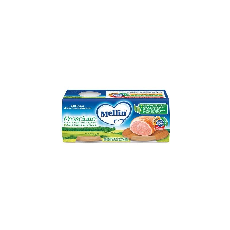 Danone Nutricia Soc. Ben. Mellin Omogeneizzato Prosciutto 2 X 120 G