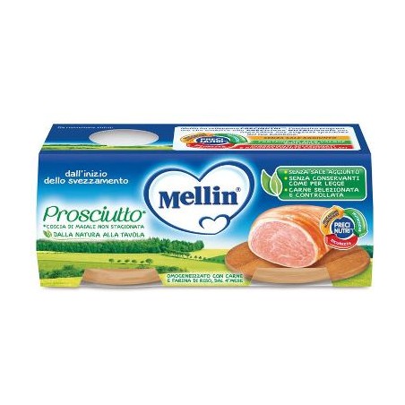 Danone Nutricia Soc. Ben. Mellin Omogeneizzato Prosciutto 2 X 120 G