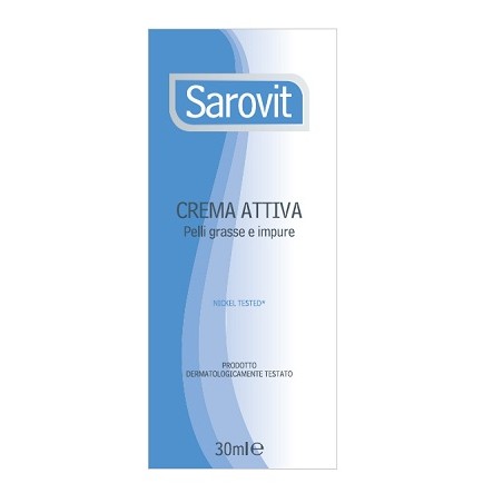 Skin Angel Sarovit Crema Pelli Grasse/impure 30 Ml