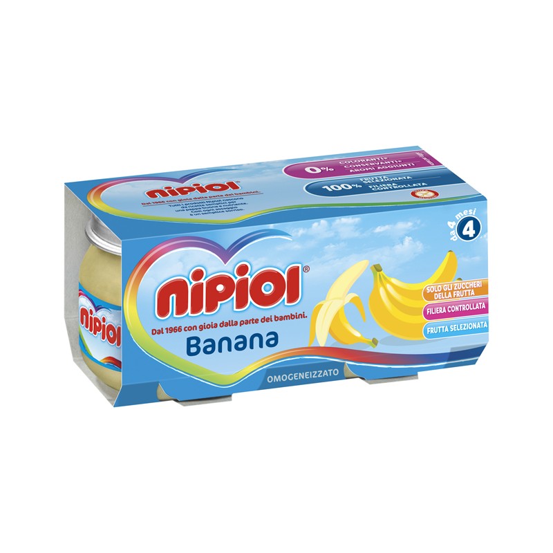 Nipiol Omogeneizzato Banana 2 X 80 G