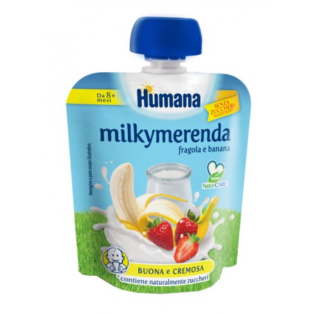 Humana Italia Milkymerenda Fragola Banana 100 G