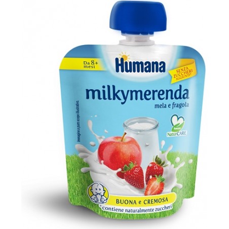 Humana Italia Milkymerenda Mela-fragola 100 G