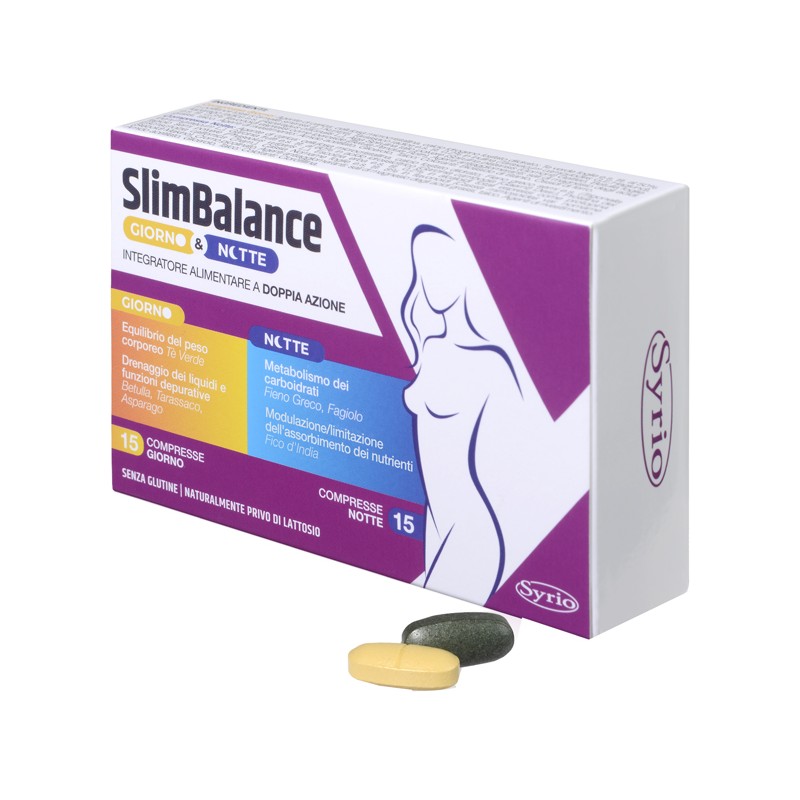 Syrio Slim Balance Giorno E Notte 15 Compresse Giorno 15 Compresse Notte