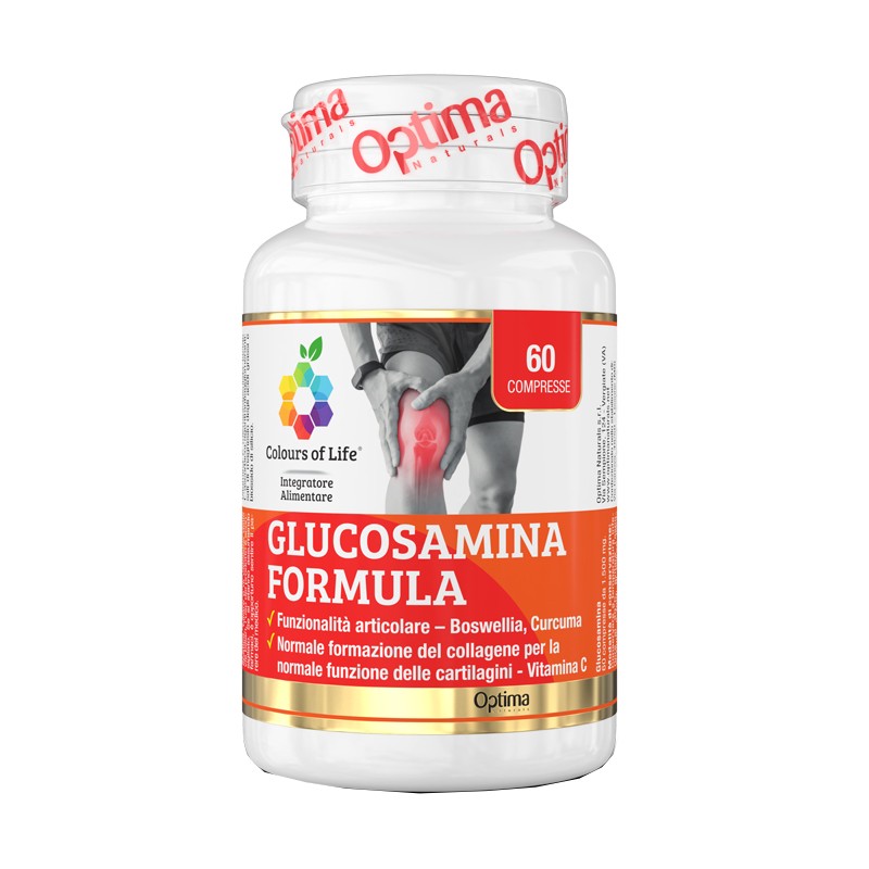 Optima Naturals Glucosamina Formula 60 Compresse Colours Of Life