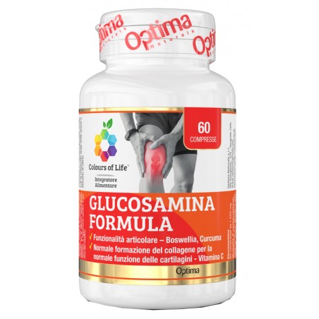 Optima Naturals Glucosamina Formula 60 Compresse Colours Of Life