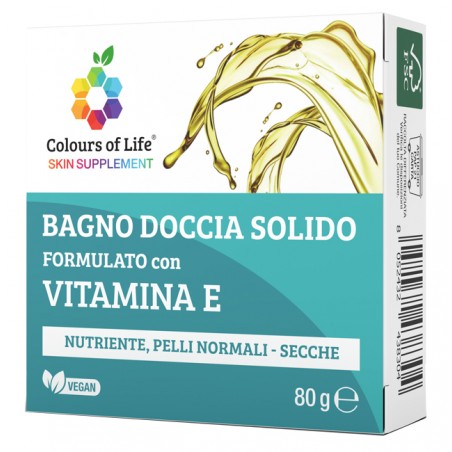 Optima Naturals Colours Of Life Vitamina E Bagno Doccia Solido 80 G