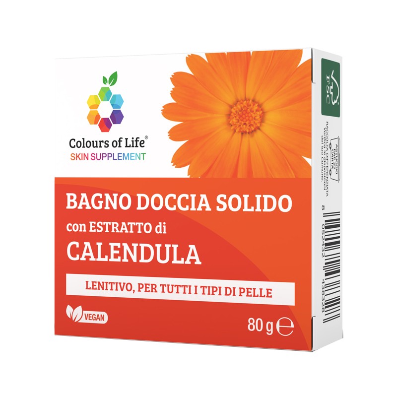 Optima Naturals Colours Of Life Calendula Bagno Doccia Solido 80 G