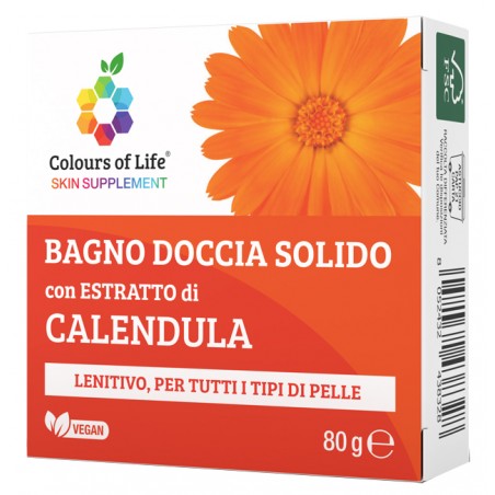 Optima Naturals Colours Of Life Calendula Bagno Doccia Solido 80 G