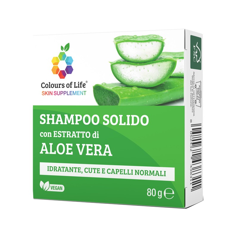 Optima Naturals Aloe Shampoo Solido 80 G Colours Of Life