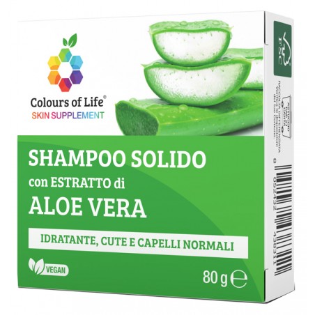 Optima Naturals Aloe Shampoo Solido 80 G Colours Of Life