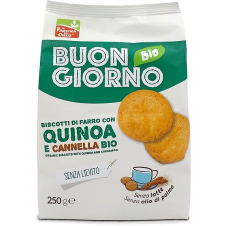 Biotobio Buongiornobio Biscotti Con Quinoa E Cannella Senza Lievito