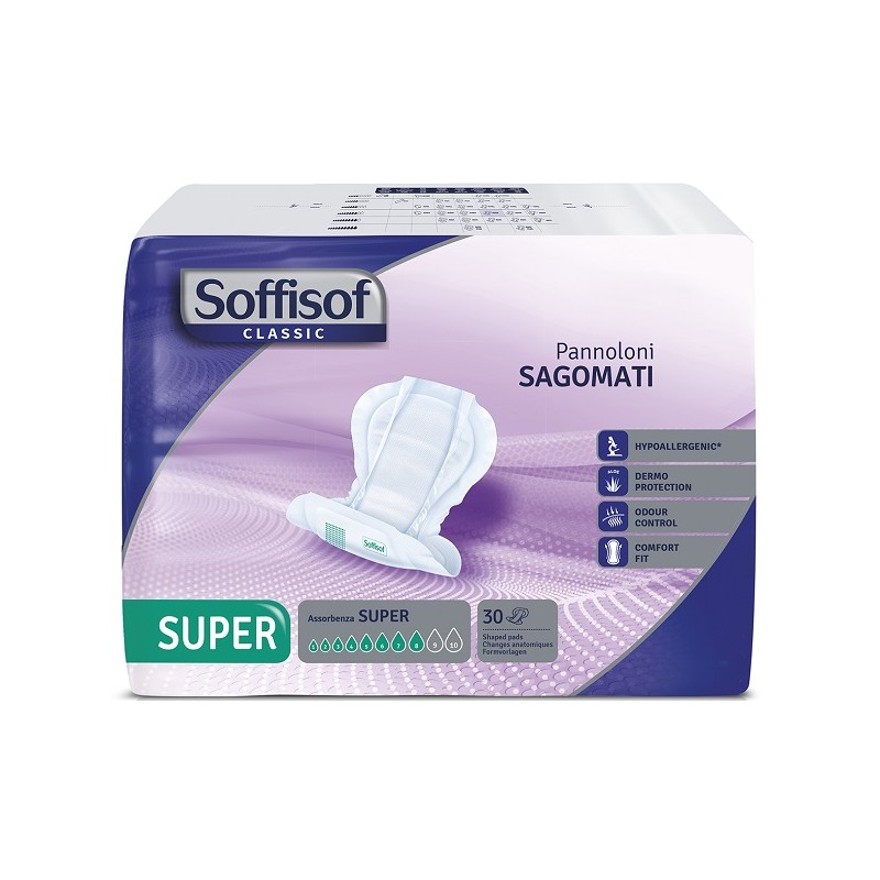 S. I. L. C. Pannolone Soffisof Classic Sagomato Super 30 Pezzi